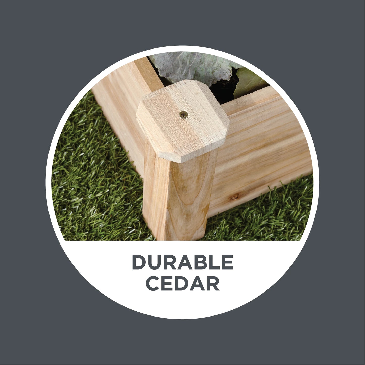 3 Tier Cedar Raised Garden Bed, Natural Plant Pot - Shutter Shop Emporium