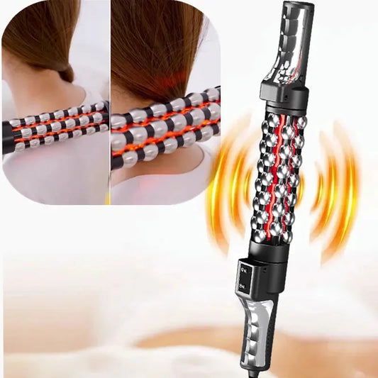 Relaxed Red Light Heated Massage Device 360 Rotating Inner Ball Muscle Relaxation