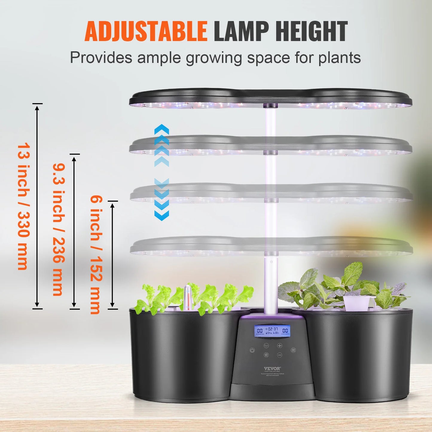 Hydroponics Growing System 12 Pods Indoor Growing System