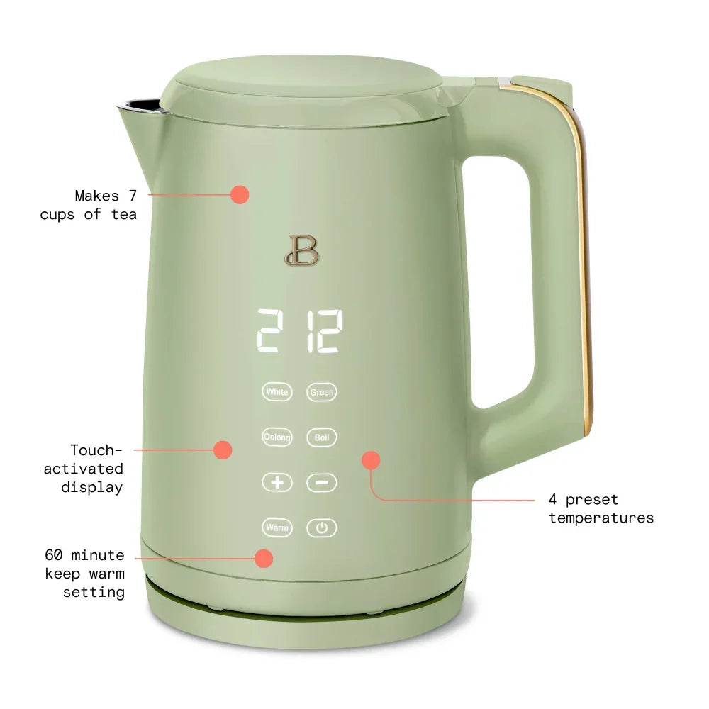 1.7L One-Touch Electric Kettle, Black Sesame By Drew Barrymore - Shutter Shop Emporium