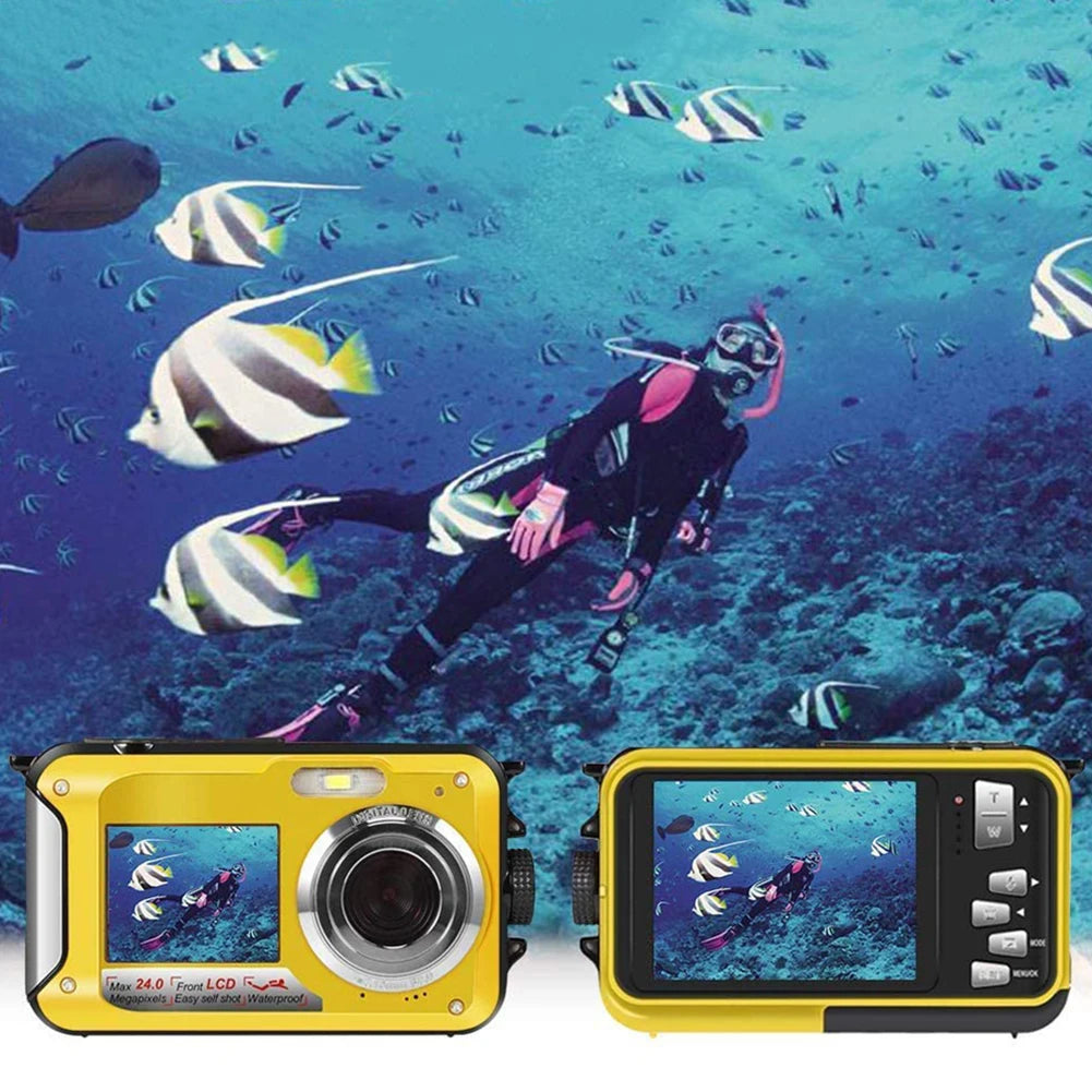 Underwater Digital Camera 1080P HD 2.4MP Waterproof - Shutter Shop Emporium