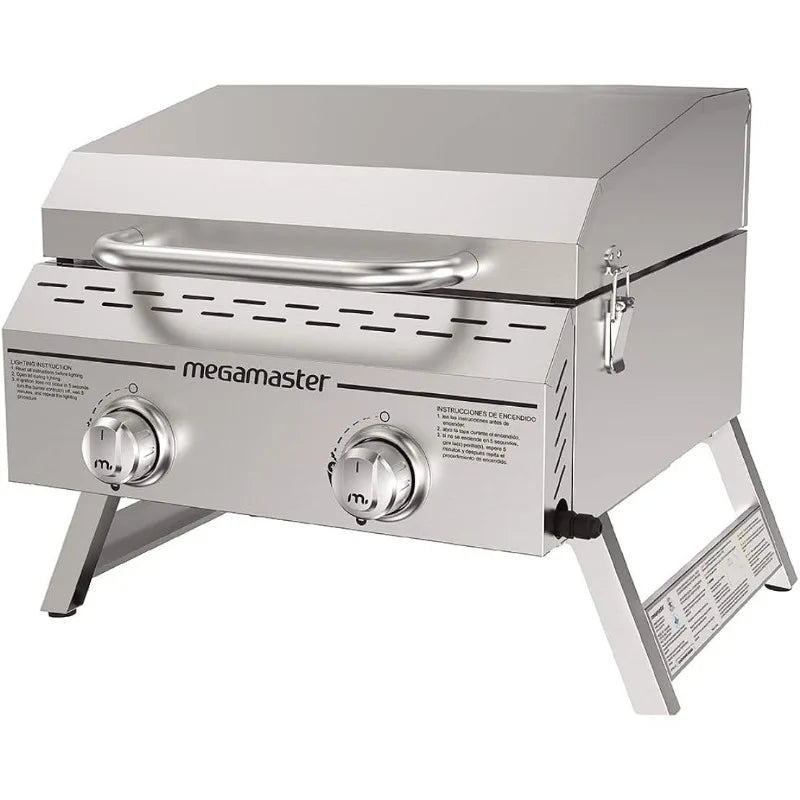 Megamaster Premium Outdoor Cooking 2-Burner Grill, - Shutter Shop Emporium