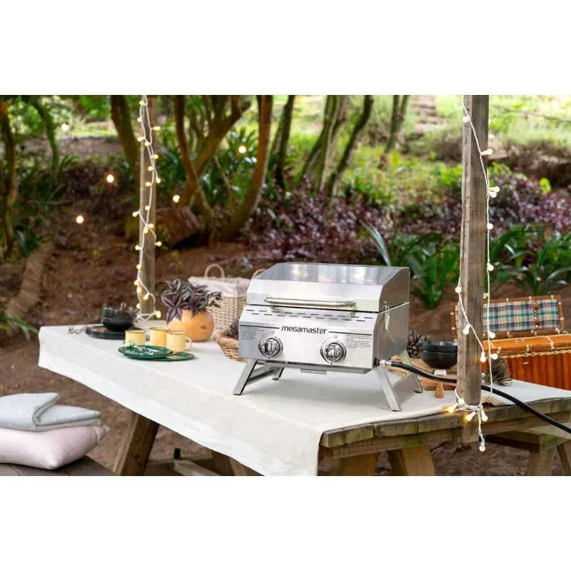 Megamaster Premium Outdoor Cooking 2-Burner Grill, - Shutter Shop Emporium