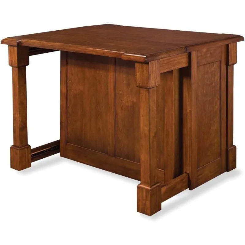 Aspen Rustic Cherry Kitchen Island by Home Styles