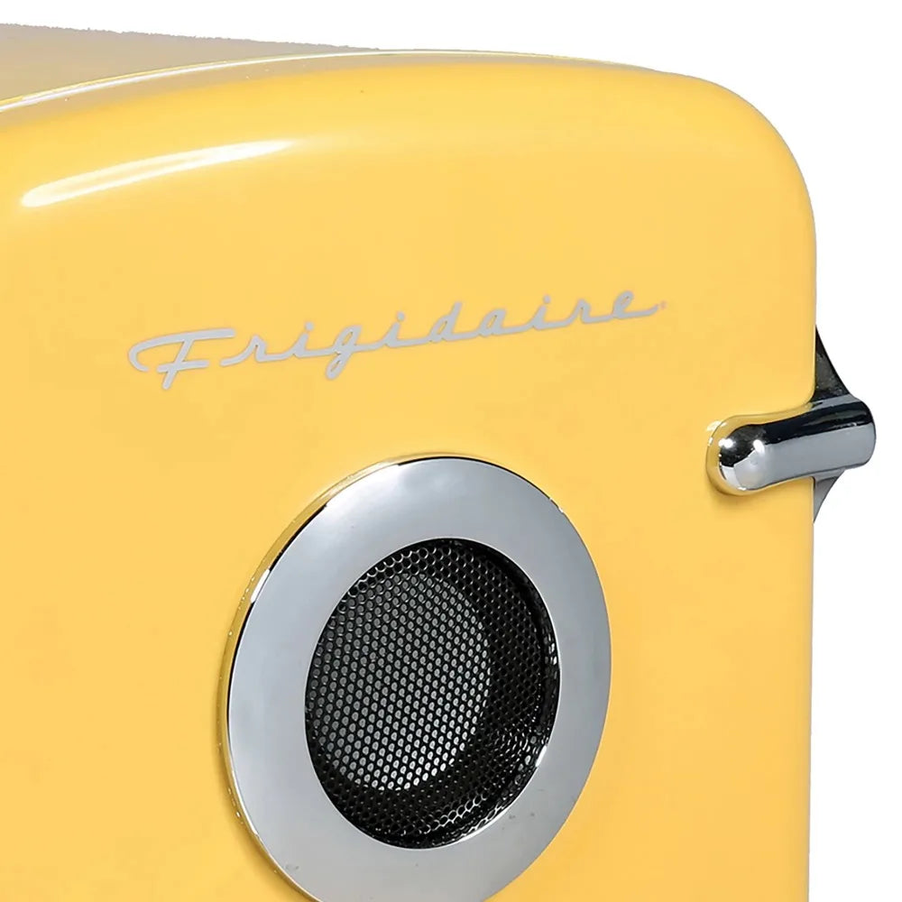 Portable Retro 6-can Mini Cooler, Built-in Bluetooth(R) Speaker, - Shutter Shop Emporium