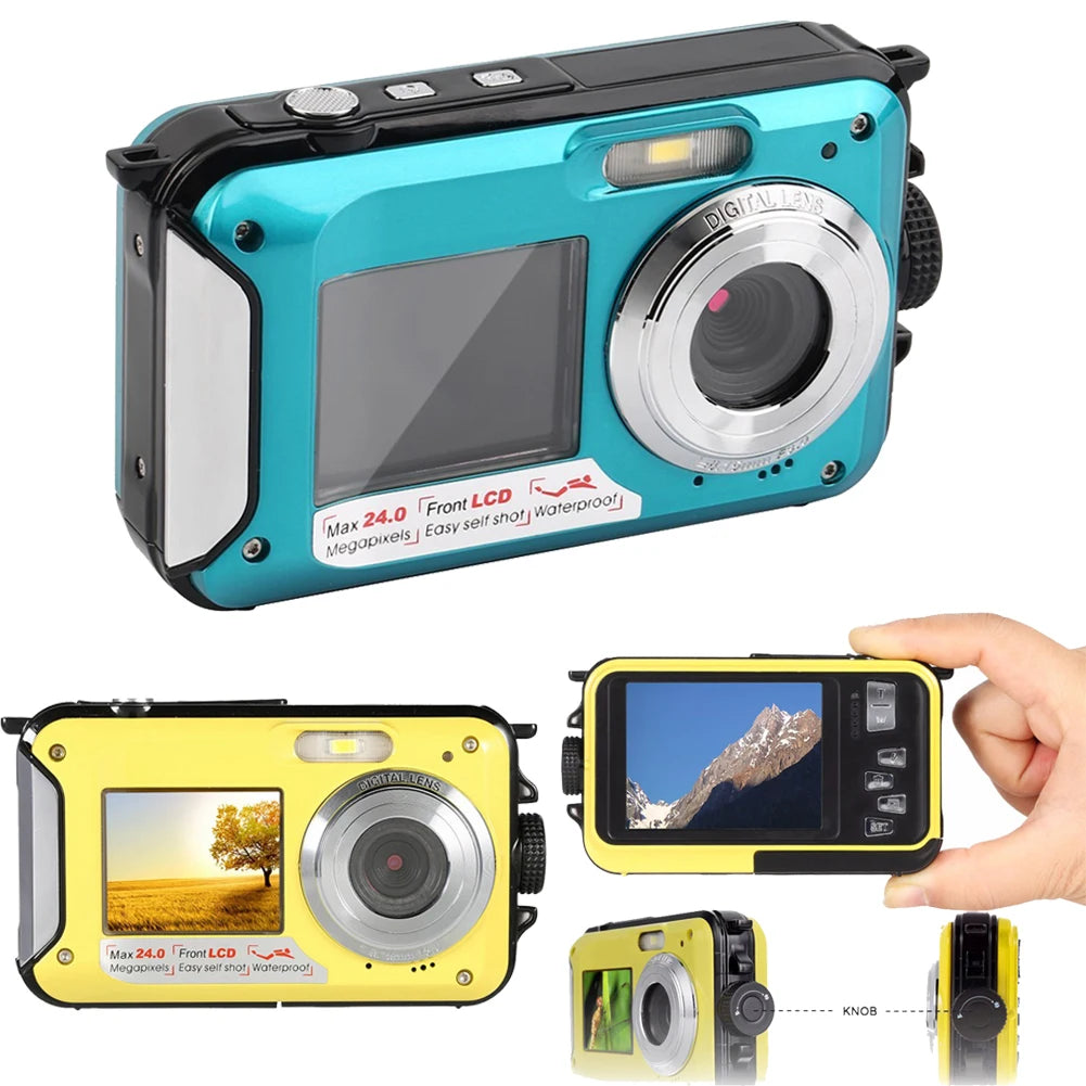 Underwater Digital Camera 1080P HD 2.4MP Waterproof - Shutter Shop Emporium