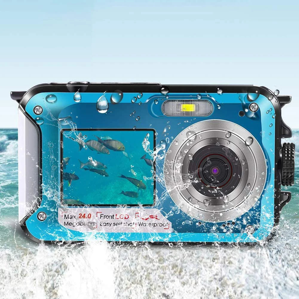 Underwater Digital Camera 1080P HD 2.4MP Waterproof - Shutter Shop Emporium