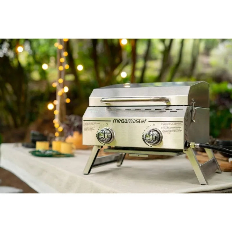 Megamaster Premium Outdoor Cooking 2-Burner Grill, - Shutter Shop Emporium